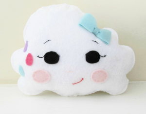 Pattern Review | Gingermelon Felt Cloud Pillows